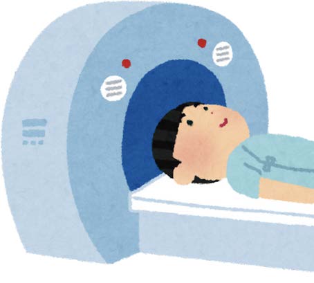 Teen going into an MRI