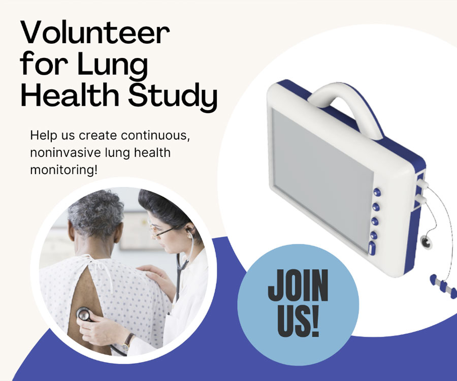 Volunteer for Lung Health Study