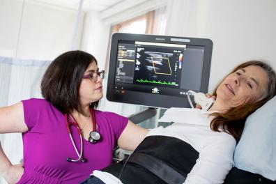 Patient and equipment in HealthLab