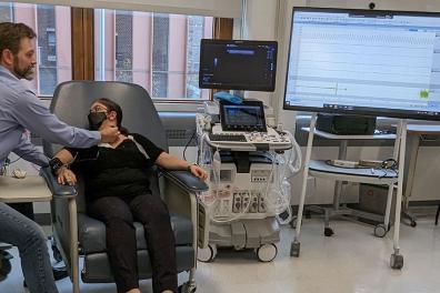 Patient and equipment in HealthLab